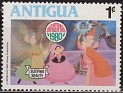 Antigua and Barbuda 1980 Walt Disney 1 ¢ Multicolor Scott 593
